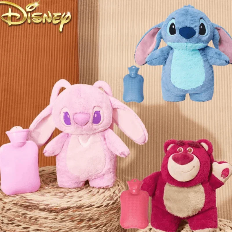 Botella Disney peluche para cólicos – Stitch y Lotso