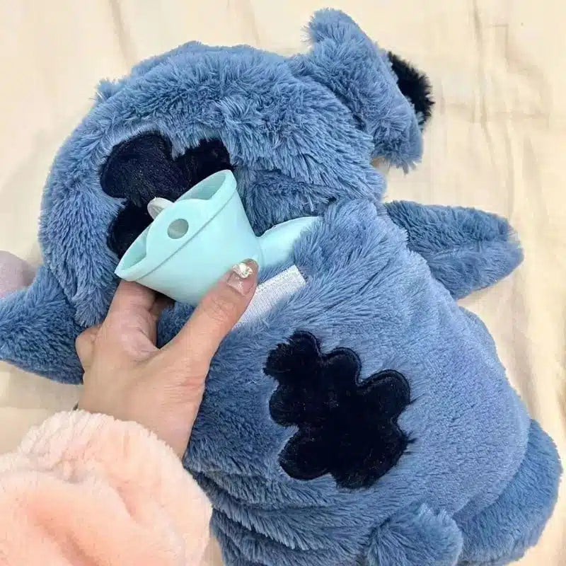 Botella Disney peluche para cólicos – Stitch y Lotso